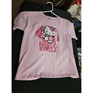 Girls Small Youth 6 7 Hello Kitty Stella Tshirt